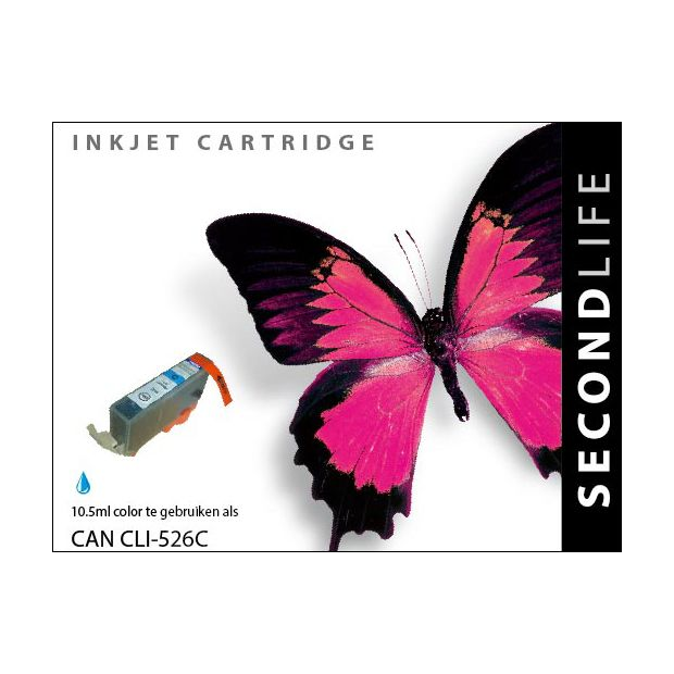SecondLife - Canon CLI 526 Cyan SecondLife - Canon CLI 526 Cyan